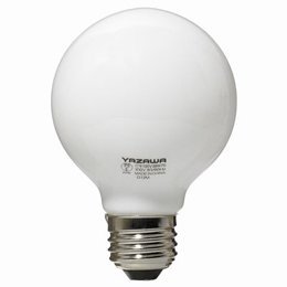 Amazon | 【3個セット】ヤザワ ボール電球60W形ホワイト GW100V57W70